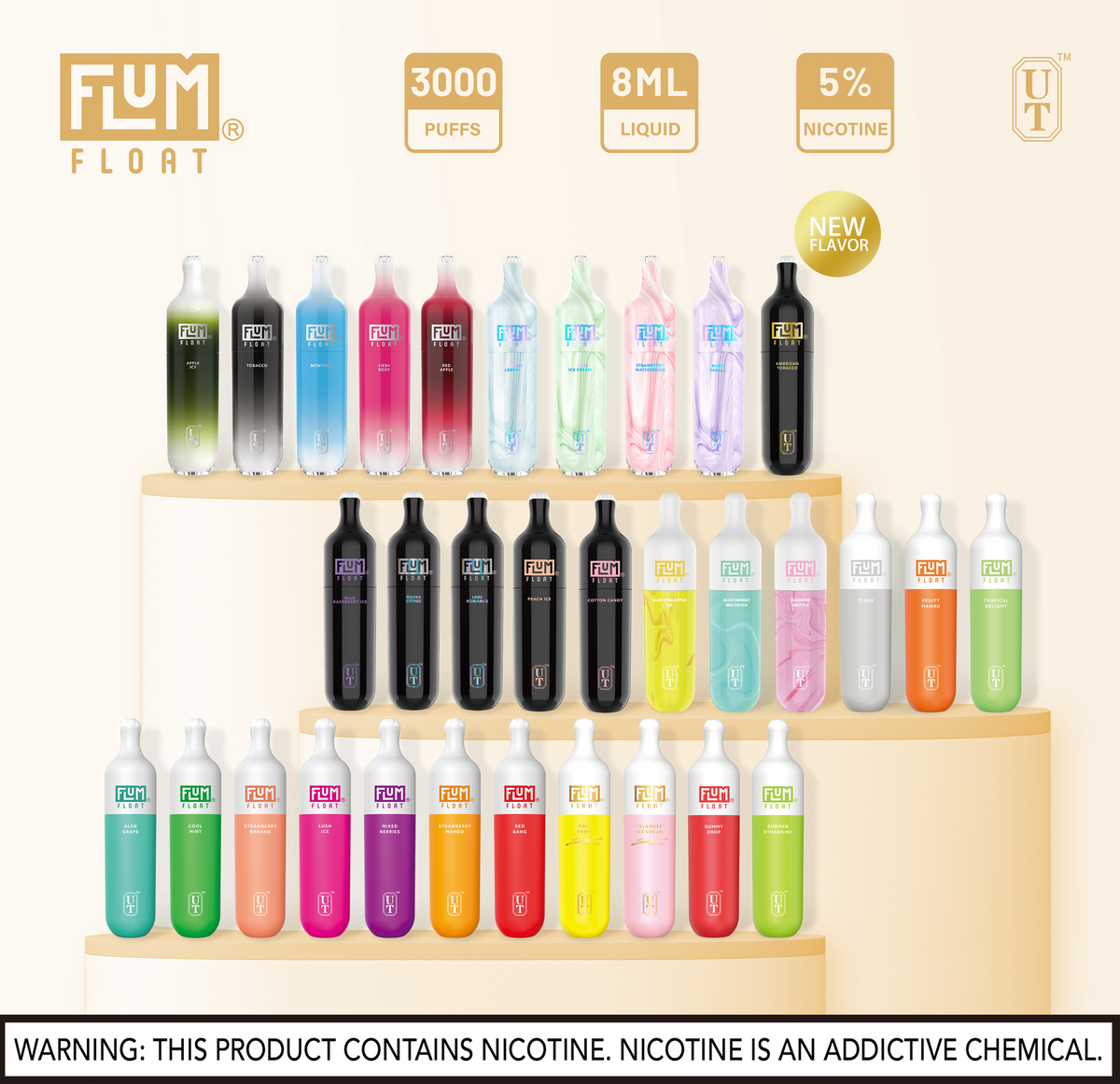 Flum Float Disposable 8mL (Pack/10)